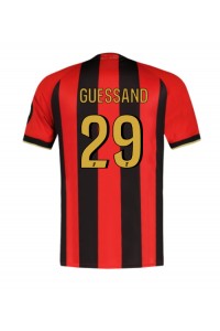 OGC Nice Evann Guessand #29 Fotballdrakt Hjemme Klær 2024-25 Korte ermer